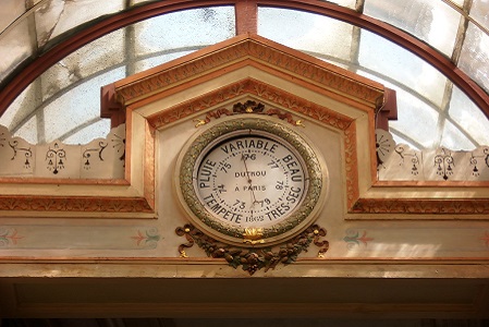 photo de l horloge du passage du Grand-Cerf